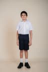 Dark Blue School Short - Rigid